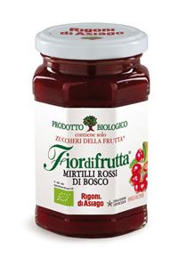 Cranberry Organic Jam Fiordifrutta Rigoni di Asiago250 ml