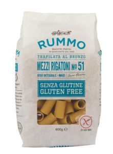 Gluten Free Mezzi Rigatoni Pasta Rummo 