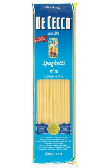 Spaghetti n12 3 Kg Pasta De Cecco