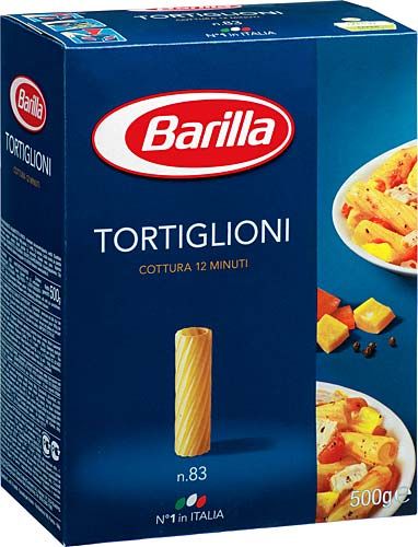 Barilla Tortiglioni n.83 Pasta 500 gr