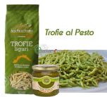 Trofie Artisan with Pesto Sauce (with garlic)